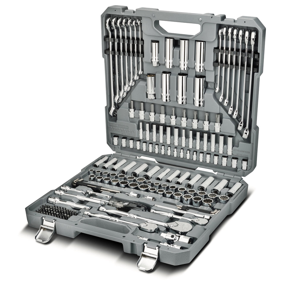 205 Piece SAE/Metric Master Mechanics Tool Set