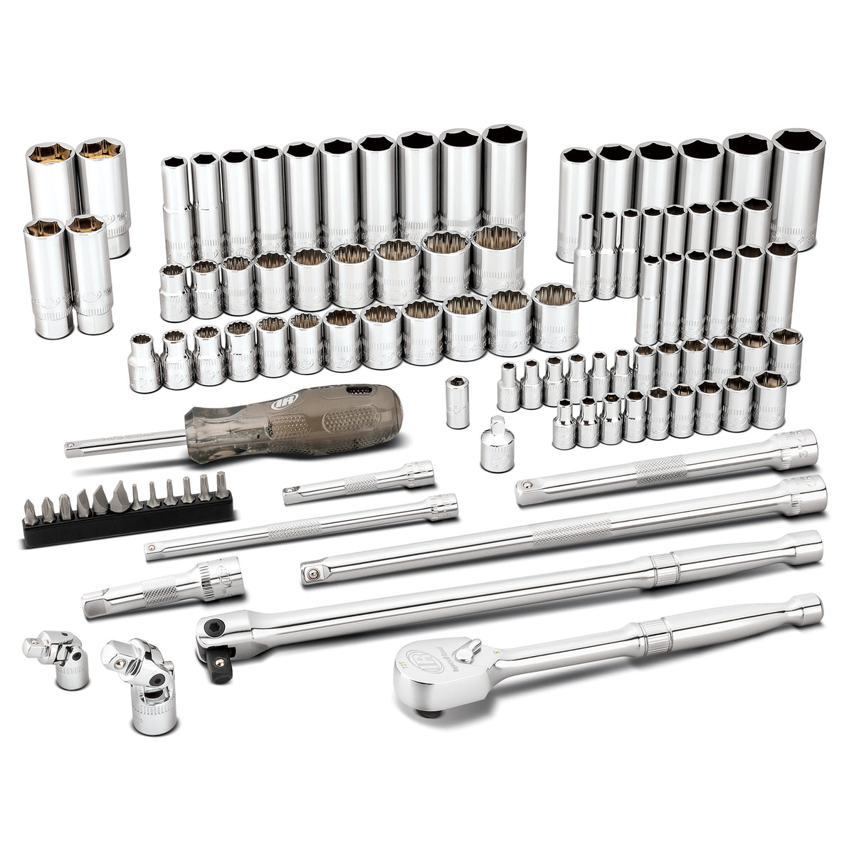 101 Piece 1/4 and 3/8 Inch Drive SAE/Metric Master Mechanics Tool Set