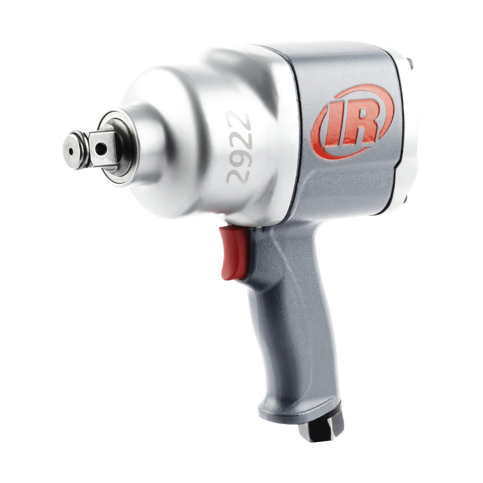 1" Air Impact Wrench, Super Duty, 2000 ft-lb Torque, Friction Ring-Thru-hole Retainer, Pistol