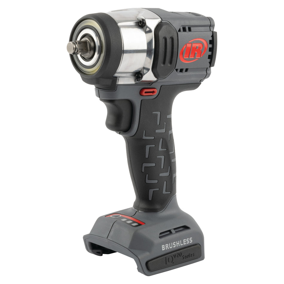 3/8" 20V Cordless Impact Wrench, 400 ft-lb Torque, Compact, Friction Ring Retainer, Pistol, Bare Tool