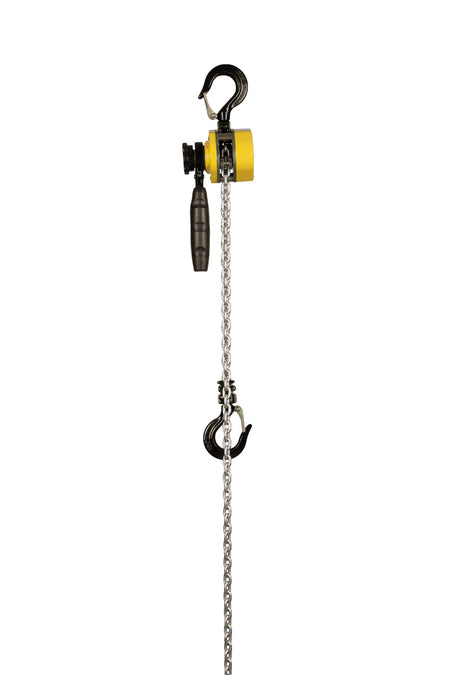 Manual Hoist, 0.5 Ton Capacity, 5ft Lift