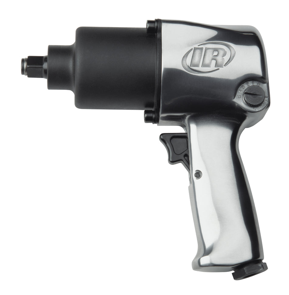 1/2" Air Impact Wrench, Super Duty, 600 ft-lb Torque, Friction Ring Retainer, Pistol