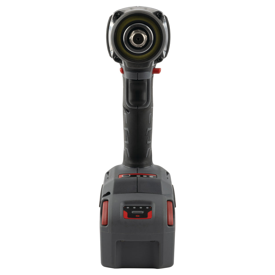 1/2" 20V Cordless Impact Wrench 2 Battery Kit, 450 ft-lb Torque, Friction Ring Retainer, Pistol