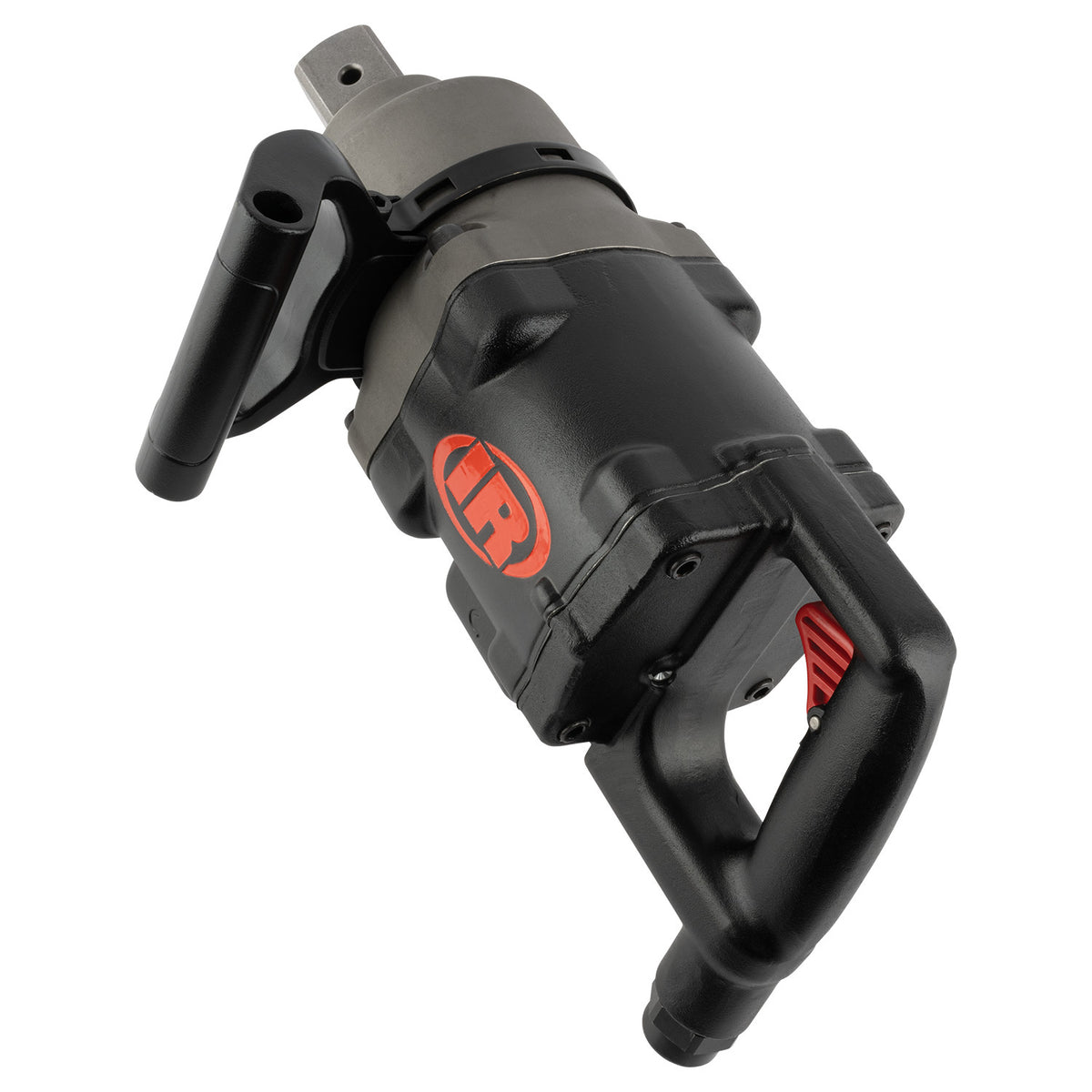 1-1/2" Air Impact Wrench, 5450 ft-lb Torque, Titanium Hammercase, Thru-hole Retainer, D-Handle Inside Trigger
