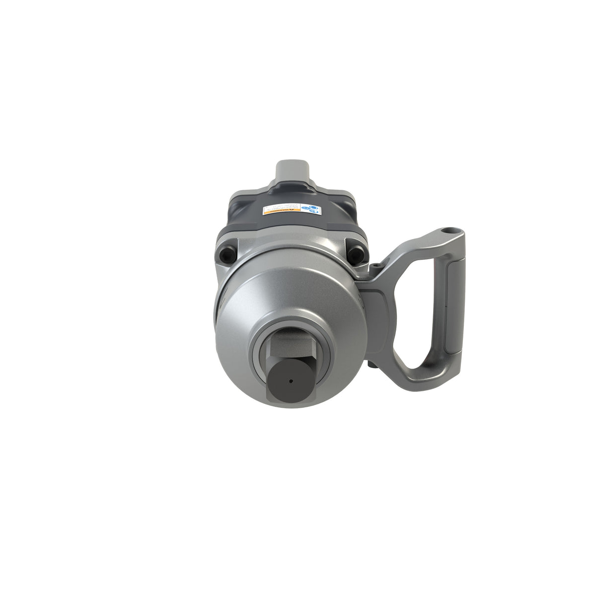 1-1/2" Air Impact Wrench, Heavy Duty, 4500 ft-lb Torque, Friction Ring-Thru-hole Retainer, D-Handle Inside Trigger