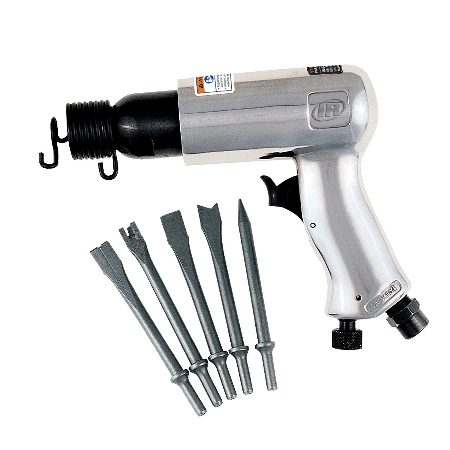 Air Hammer 5-Piece Chisel Set, 3500 BPM, 2-5/8" Stroke