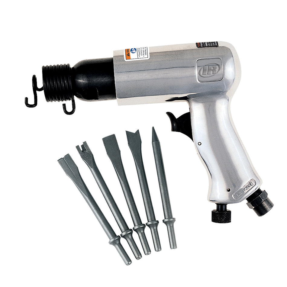 Air Hammer 5-Piece Chisel Set, 3500 BPM, 2-5/8" Stroke