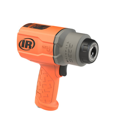 DXS2 1/2" Air Impact Wrench, Quiet, 1500 ft-lb Torque, Titanium Hammercase, Friction Ring Retainer, Orange