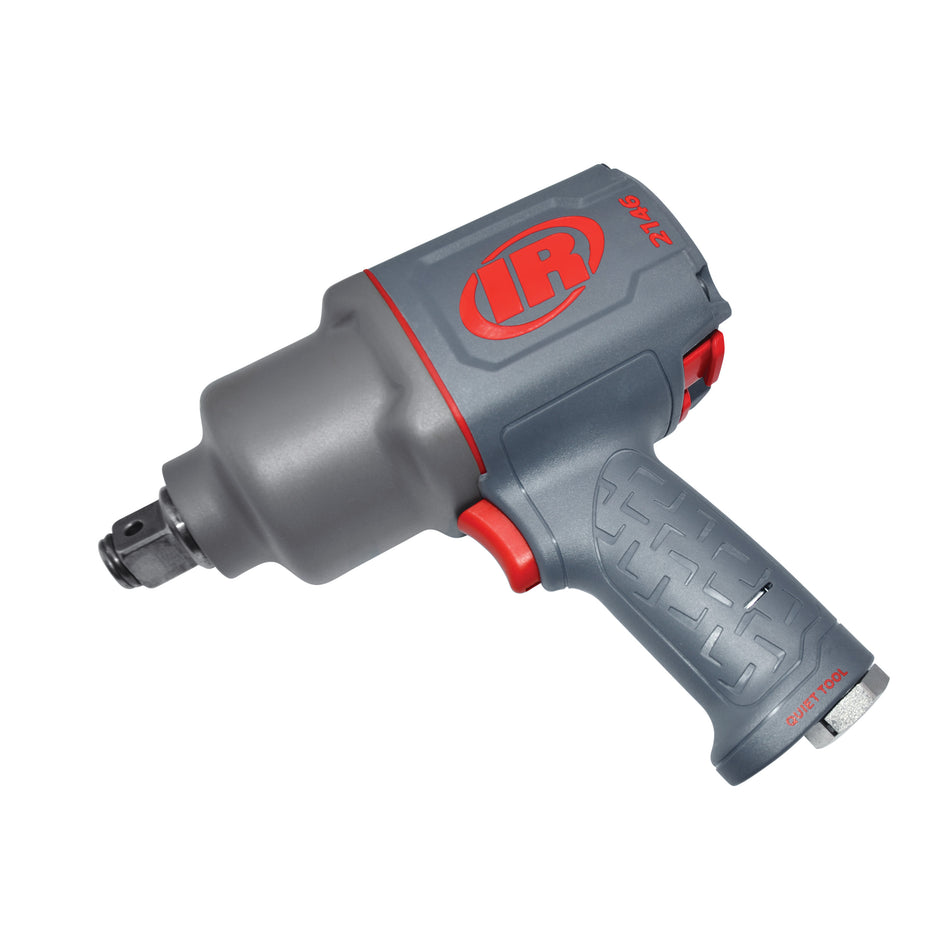 3/4" Air Impact Wrench, Quiet, 2000 ft-lb Torque, Friction Ring-Thru-hole Retainer, Pistol