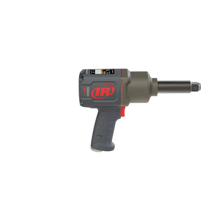 3/4" Air Impact Wrench, 3" Ext Anvil, Quiet, 2,000 ft-lb Torque, Friction Ring-Thru-hole Retainer, Pistol
