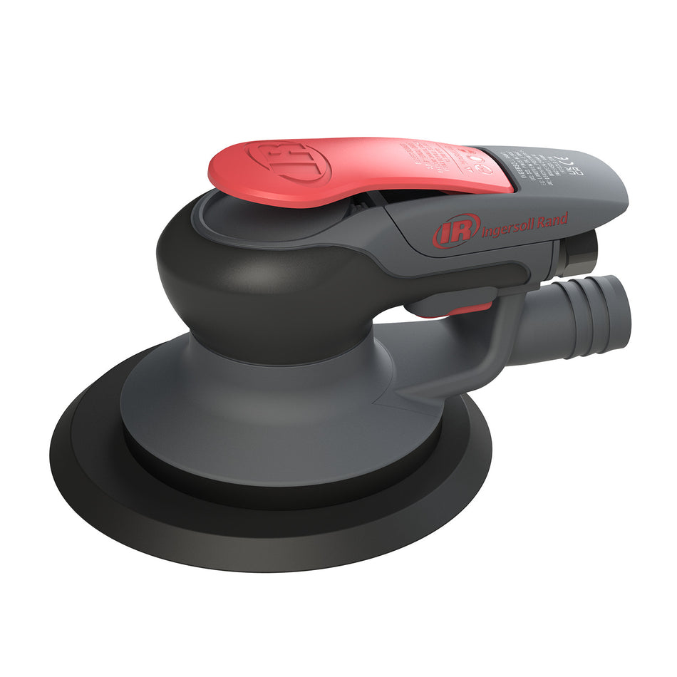 Random Orbital Air Sander, 5/16" Orbit Diameter, 6" Vinyl Pad, 13,000 RPM, 0.3 HP, Vacuum Ready, Hook & Loop