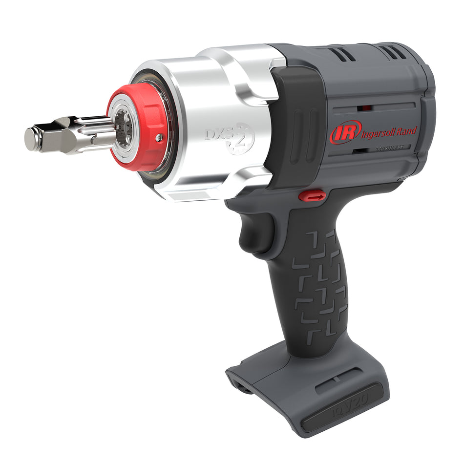 DXS2 1/2" 20V Cordless Impact Wrench, 1600 ft-lb, Friction Ring Retainer, Pistol, Bare Tool