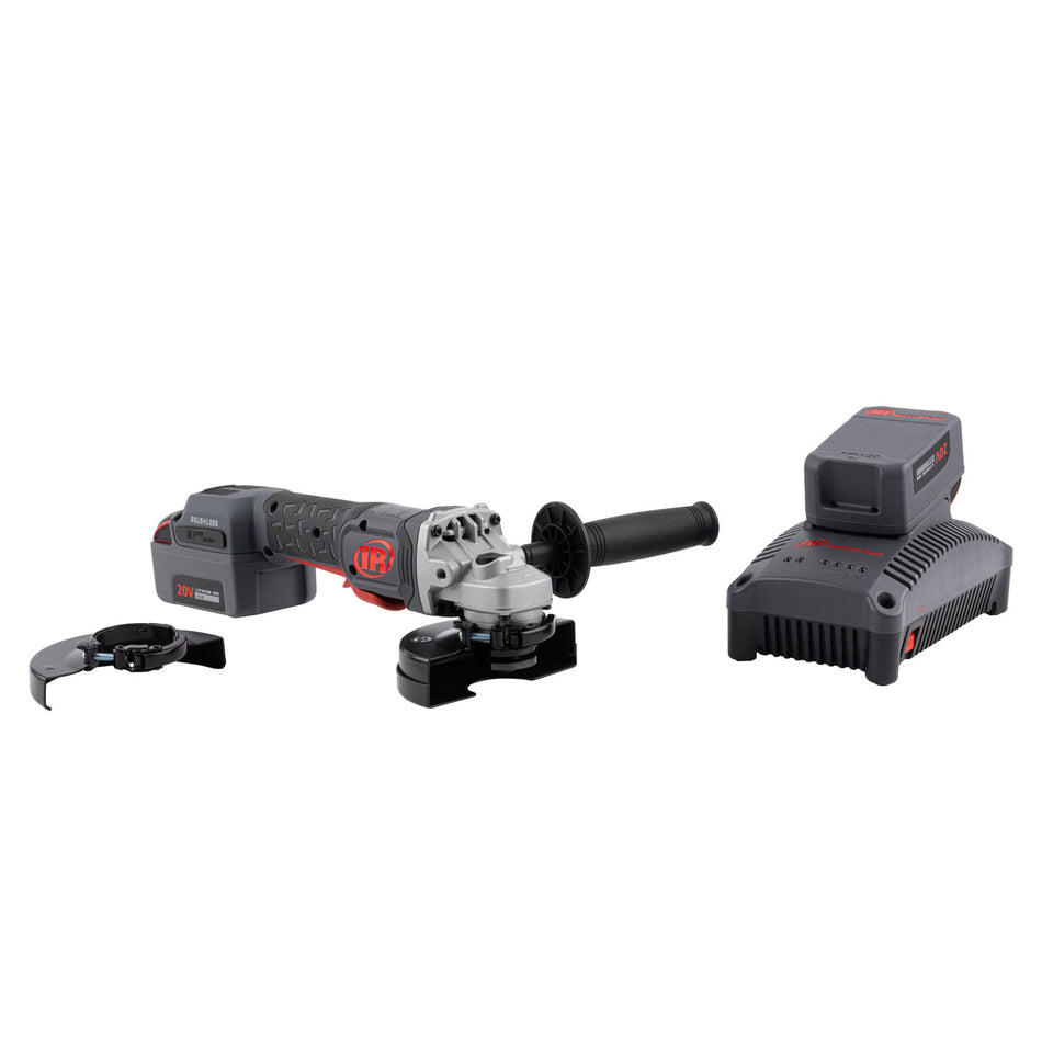 20V Cordless Angle Grinder/Cut-off Tool 2 Battery Kit, 8000 RPM, 1HP, 4.5" Wheel