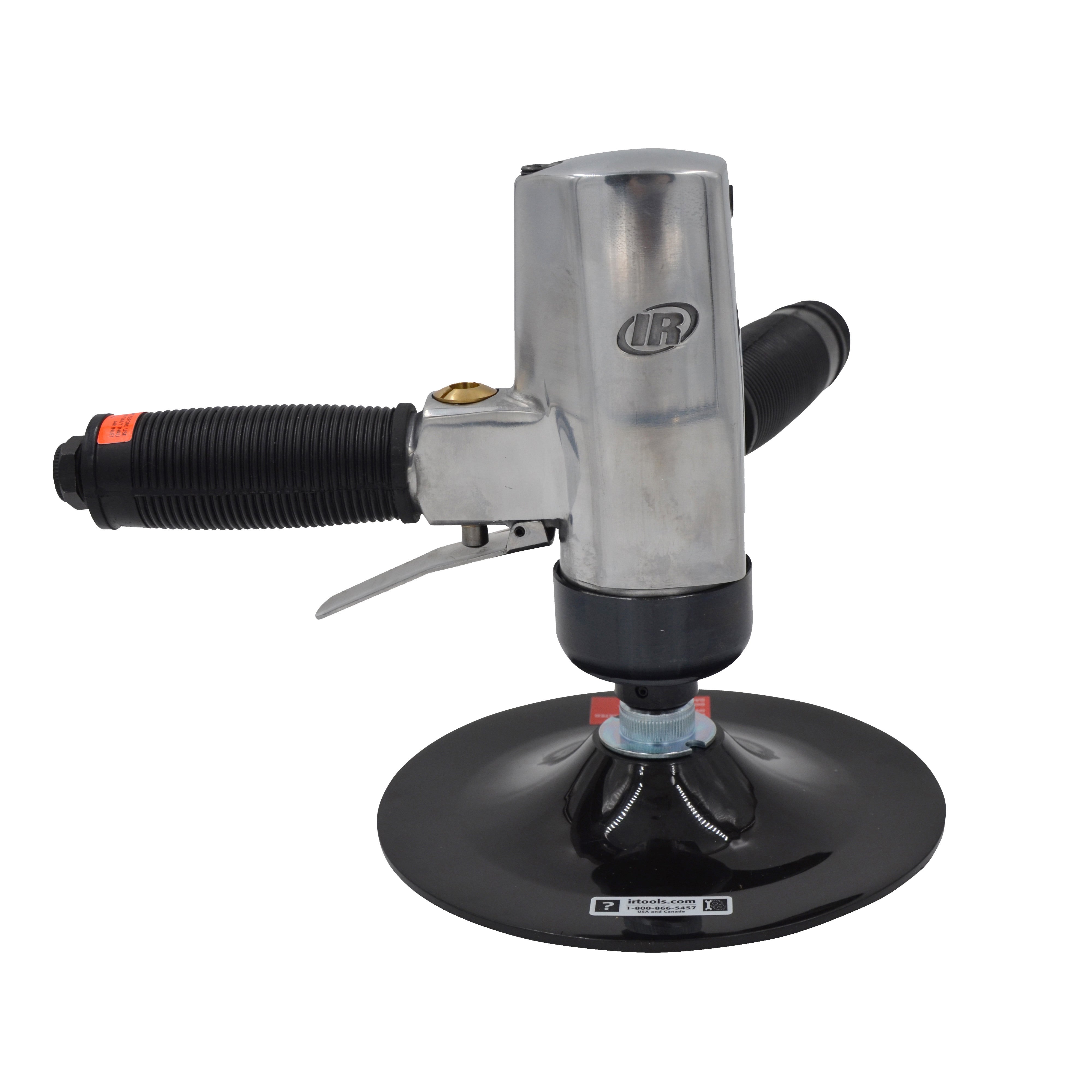 Air Angle Polisher and Buffer, 7" Pad, 2,500 RPM, 1 HP