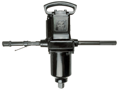 2-1/2" Air Impact Wrench, Super Duty, 20000 ft-lb Torque, Thru-hole Retainer, T-handle