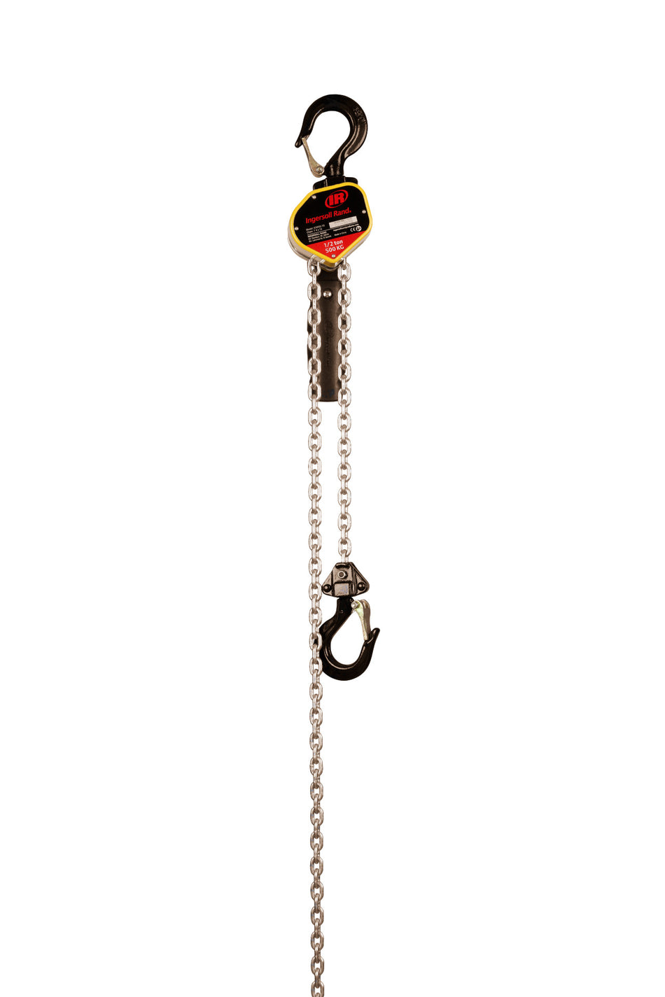 Manual Hoist, 0.5 Ton Capacity, 5ft Lift