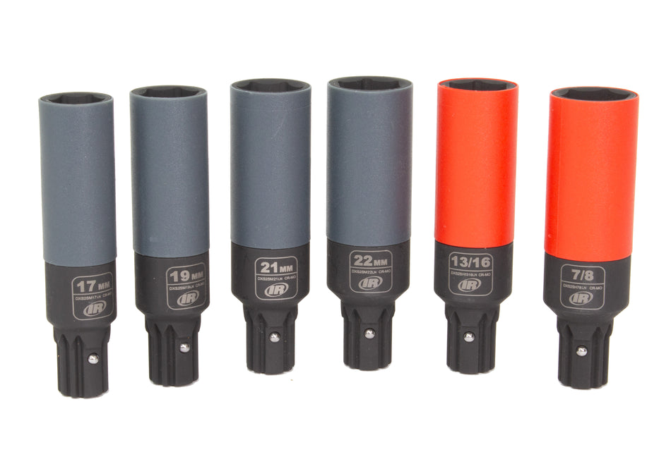 DXS2 Lug Nut Impact Socket Set SAE/Metric, 6pc
