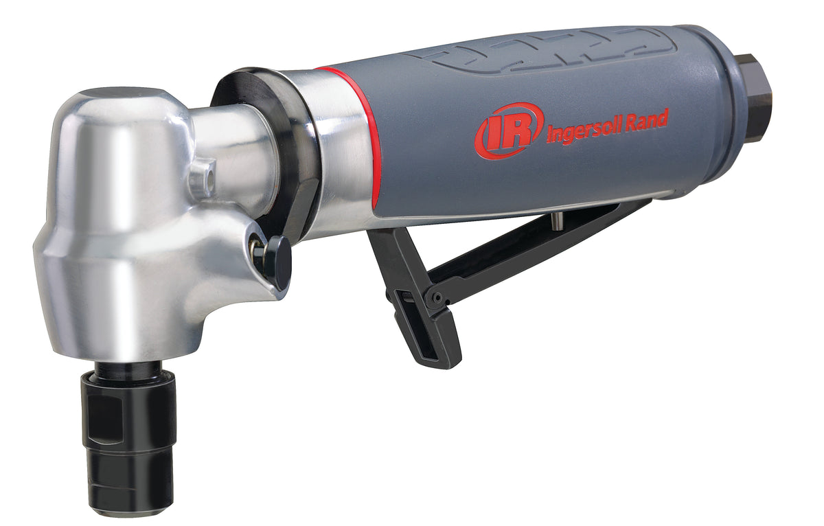 Angle Air Die Grinder, 12,000 RPM, 0.4 HP, 1/4" Collet, Rear Exhaust
