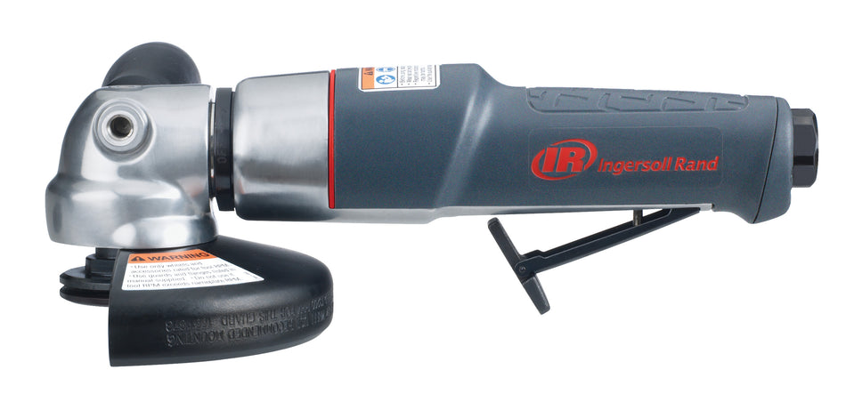Air Angle Grinder/Cut-off Tool, 4.5" Wheel, 12,000 RPM, 0.88 HP, 5/8"-11 Thread, Rear Exhaust