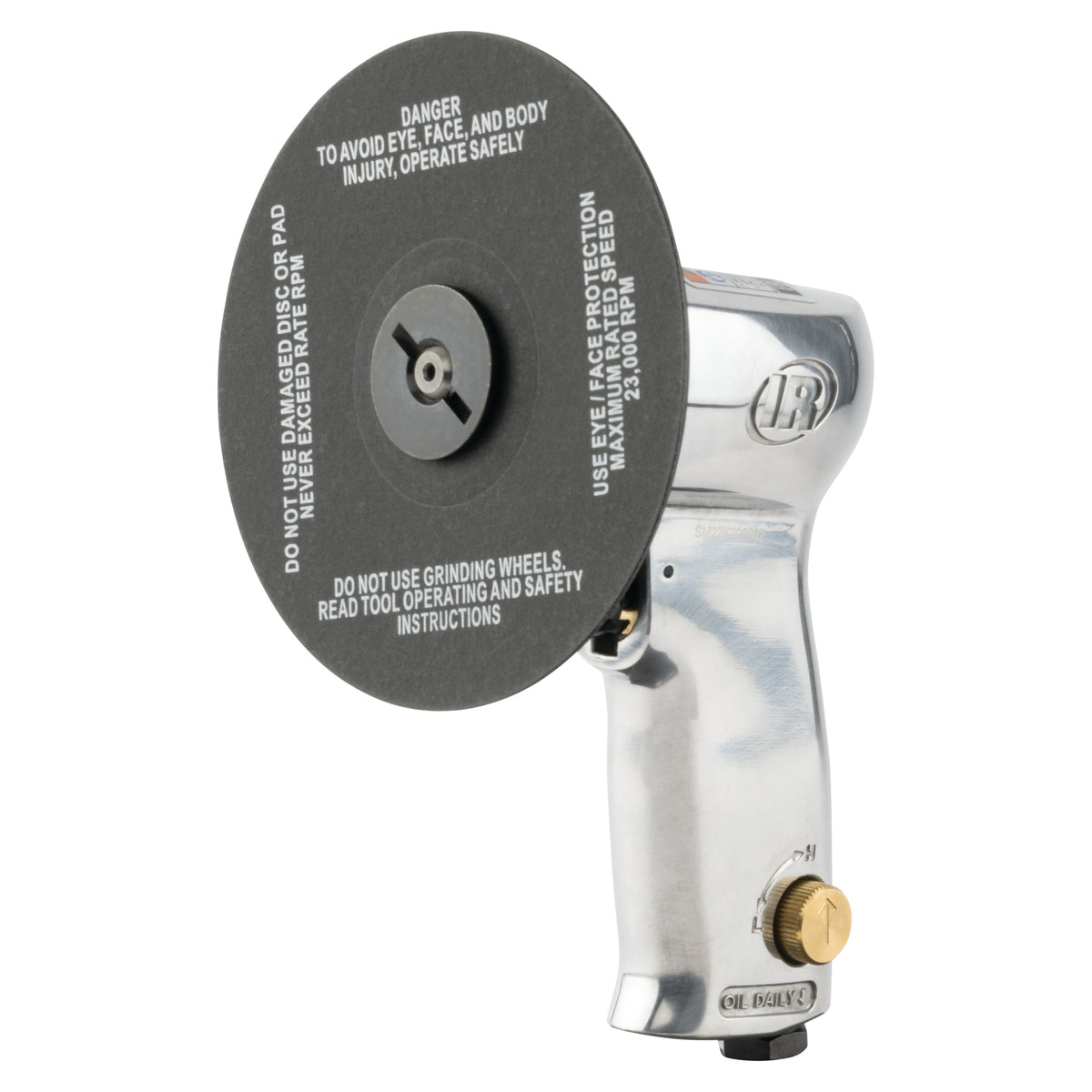 Air Sander, 3" & 5" Fiber Pad, 18,000 RPM, 0.45 HP, Front Exhaust