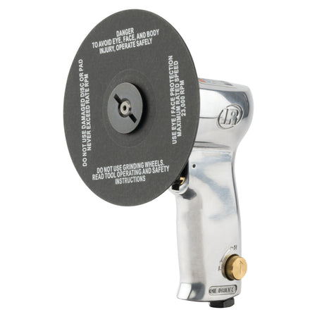 Air Sander, 3" & 5" Fiber Pad, 18,000 RPM, 0.45 HP, Front Exhaust