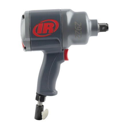 1" Air Impact Wrench, Super Duty, 2000 ft-lb Torque, Friction Ring-Thru-hole Retainer, Pistol