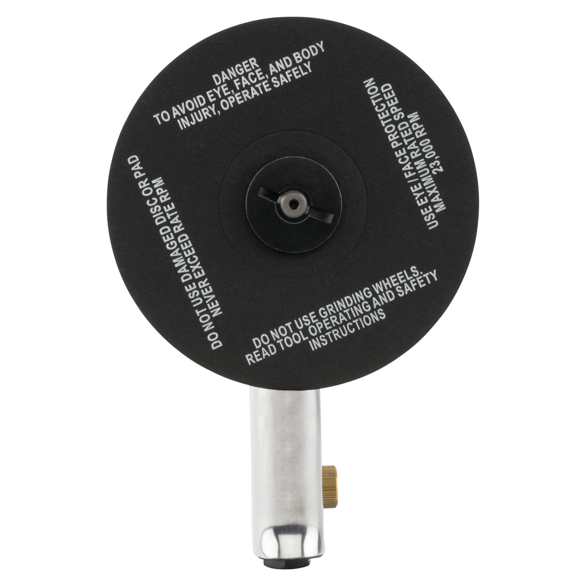 Air Sander, 3" & 5" Fiber Pad, 18,000 RPM, 0.45 HP, Front Exhaust