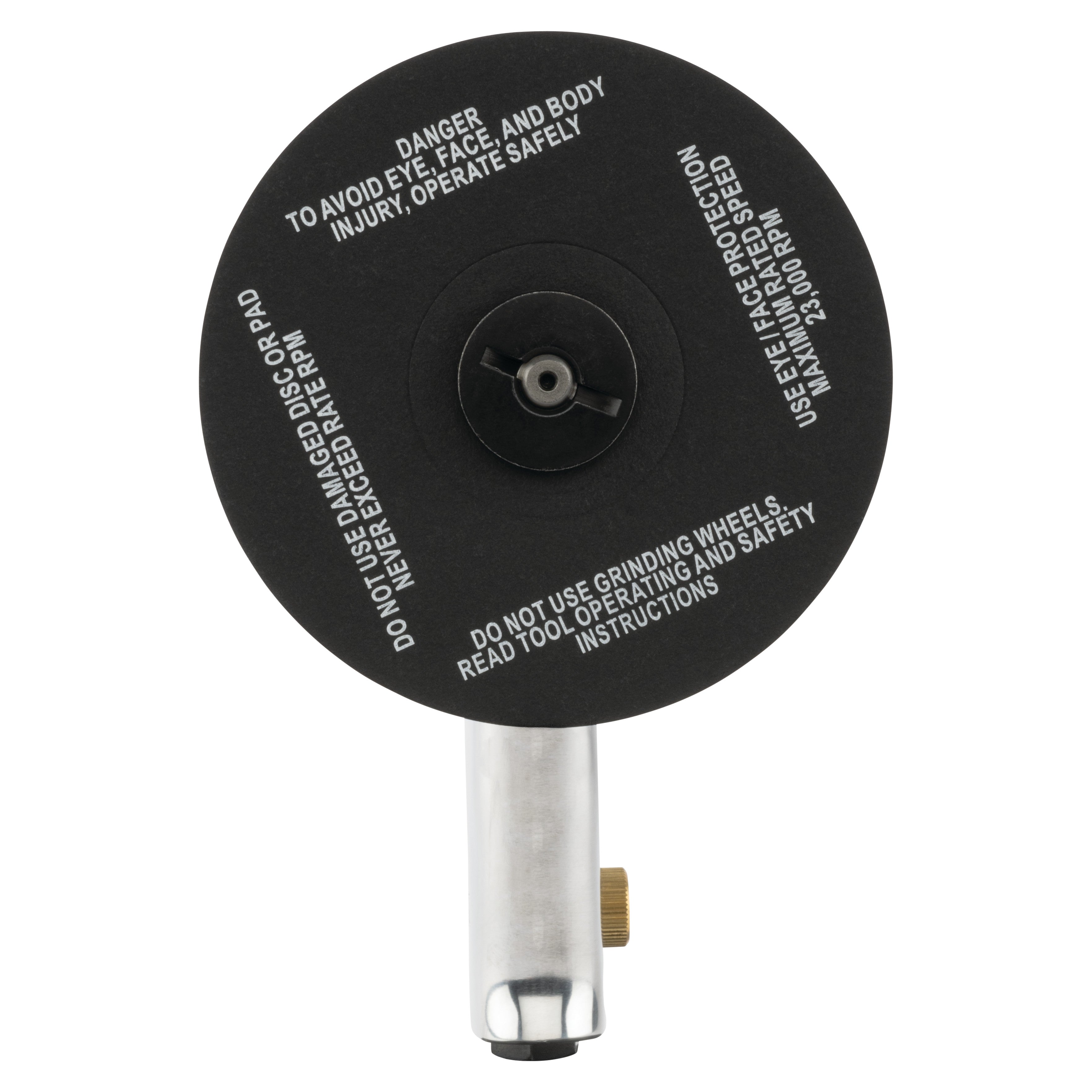 Air Sander, 3" & 5" Fiber Pad, 18,000 RPM, 0.45 HP, Front Exhaust