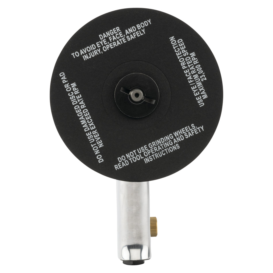Air Sander, 3" & 5" Fiber Pad, 18,000 RPM, 0.45 HP, Front Exhaust