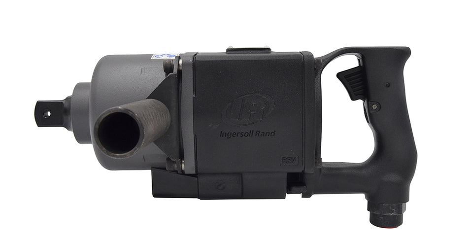1" Air Impact Wrench, Industrial Duty, 1600 ft-lb Torque, Thru-hole Retainer, D-handle Inside Trigger
