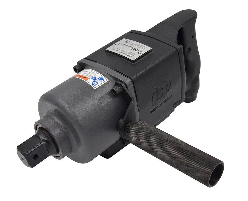 1" Air Impact Wrench, Industrial Duty, 1600 ft-lb Torque, Thru-hole Retainer, D-handle Inside Trigger