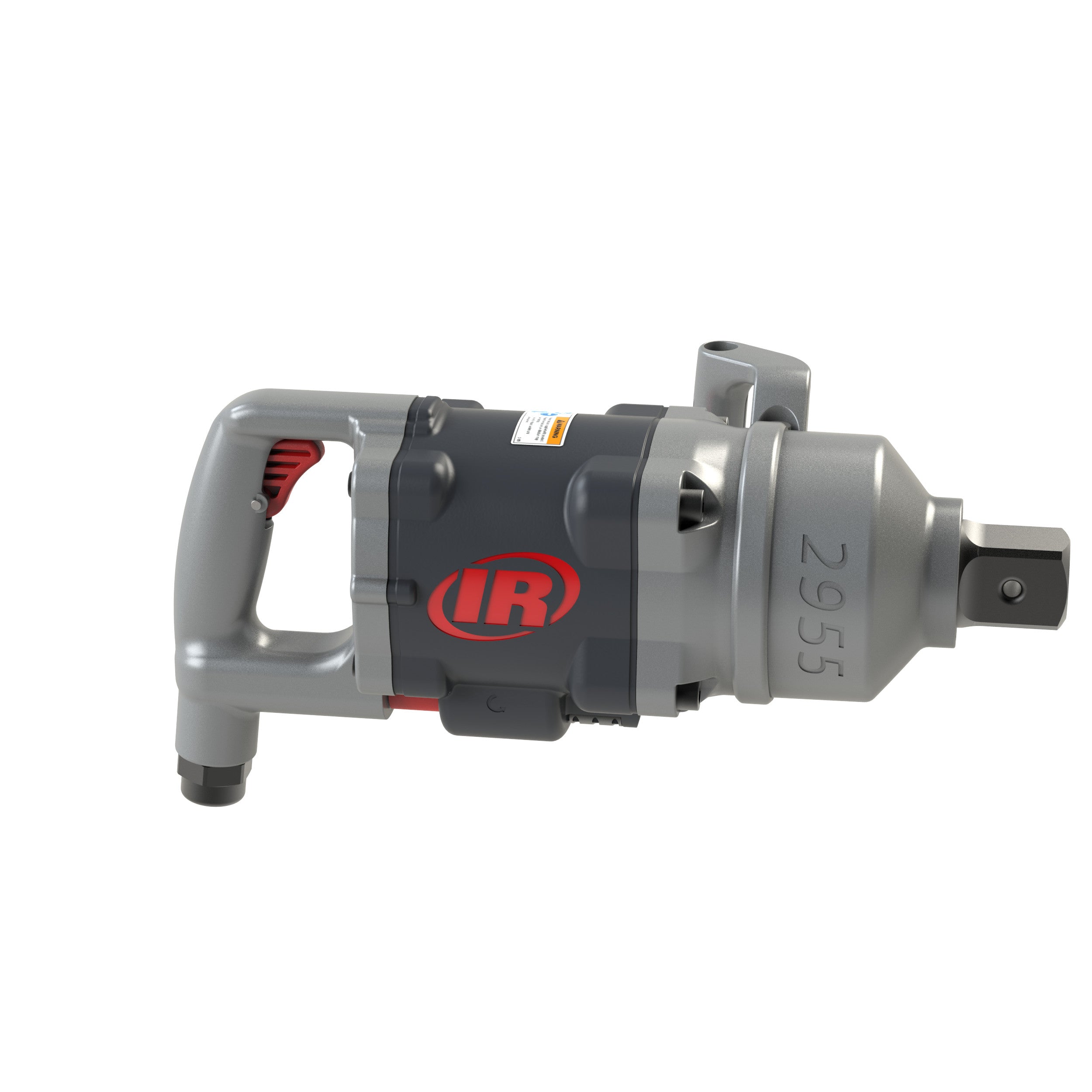 1-1/2" Air Impact Wrench, Heavy Duty, 4500 ft-lb Torque, Friction Ring-Thru-hole Retainer, D-Handle Inside Trigger