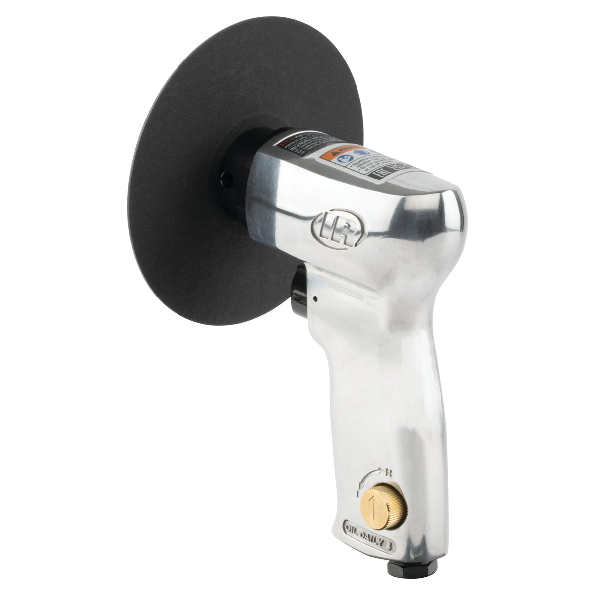 Air Sander, 3" & 5" Fiber Pad, 18,000 RPM, 0.45 HP, Front Exhaust