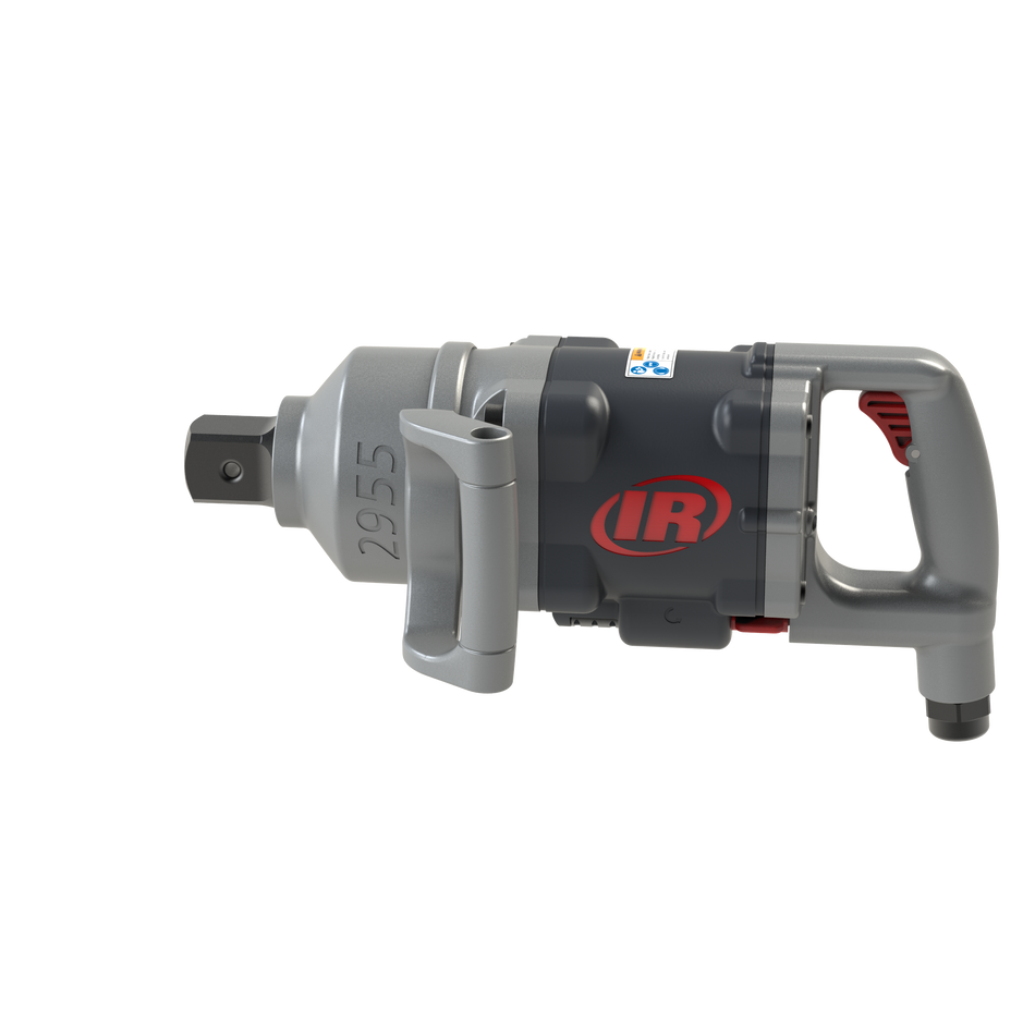 1-1/2" Air Impact Wrench, Heavy Duty, 4500 ft-lb Torque, Friction Ring-Thru-hole Retainer, D-Handle Inside Trigger