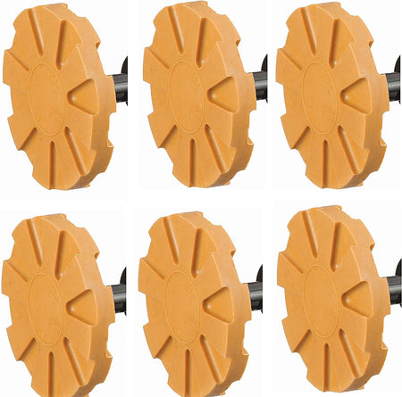 6 Eraser Wheel Pads for Ingersoll Rand Adhesive Removal Tool