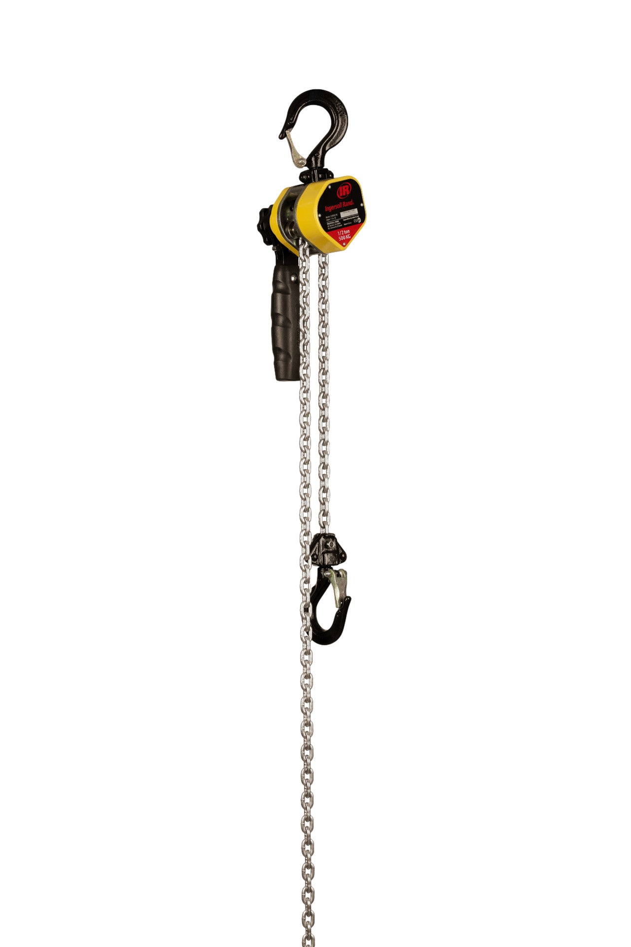 Manual Hoist, 0.5 Ton Capacity, 5ft Lift