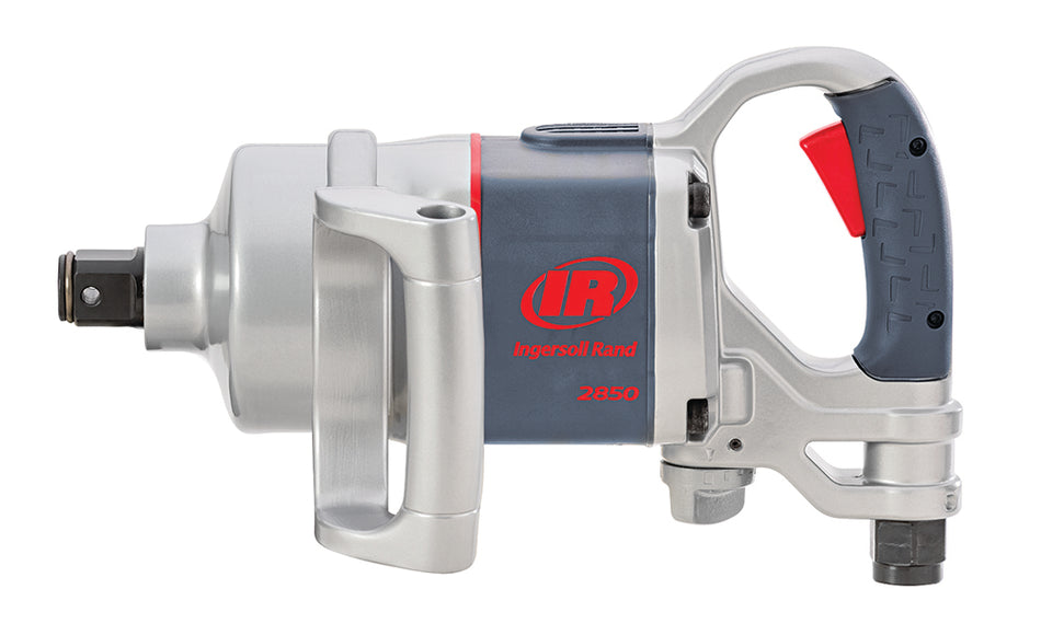 1" Air Impact Wrench, 2100 ft-lb Torque, Friction Ring-Thru-hole Retainer, D-handle Inside Trigger