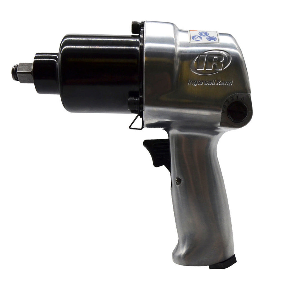1/2" Air Impact Wrench, Super Duty, 500 ft-lb Torque, Friction Ring Retainer, Pistol