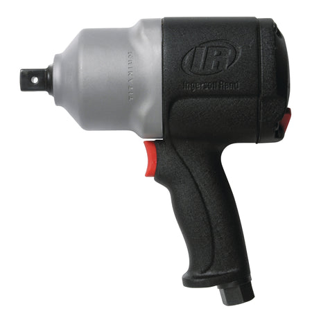 3/4" Air Impact Wrench, Heavy Duty, 1600 ft-lb Torque, Titanium Hammercase, Thru-hole Retainer, Pistol