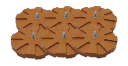 6 Eraser Wheel Pads for Ingersoll Rand Adhesive Removal Tool