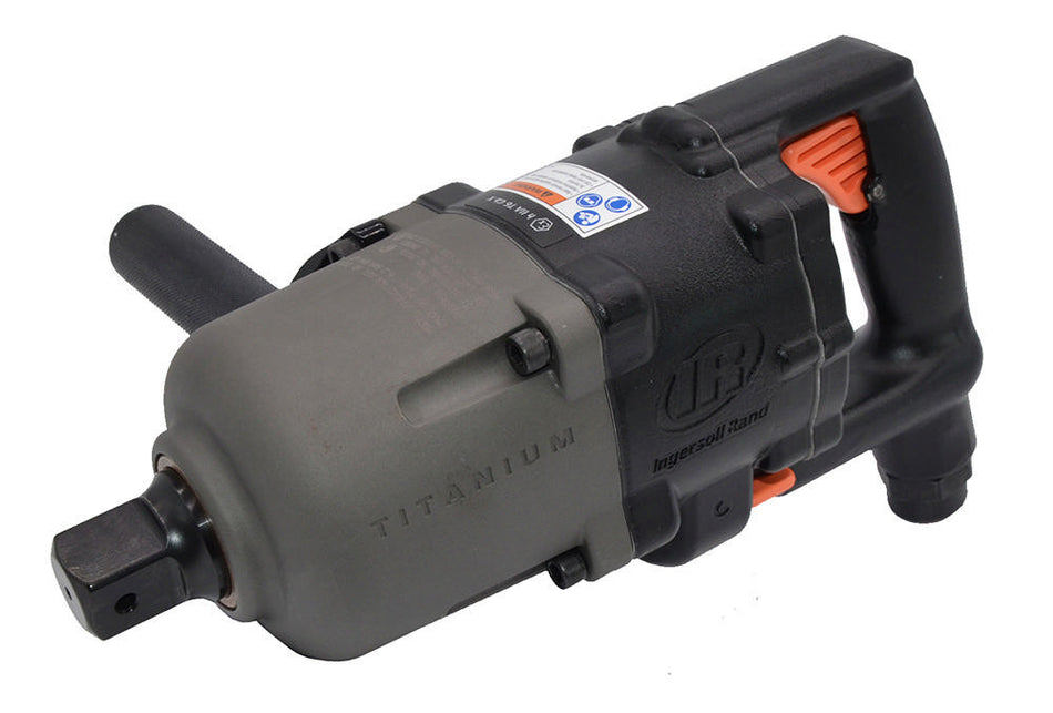 1" Air Impact Wrench, Super Duty, 2750 ft-lb Torque, Titanium Hammercase, Thru-hole Retainer, D-Handle Inside Trigger
