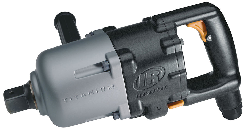 1" Air Impact Wrench, Super Duty, 2750 ft-lb Torque, Titanium Hammercase, Thru-hole Retainer, D-Handle Inside Trigger