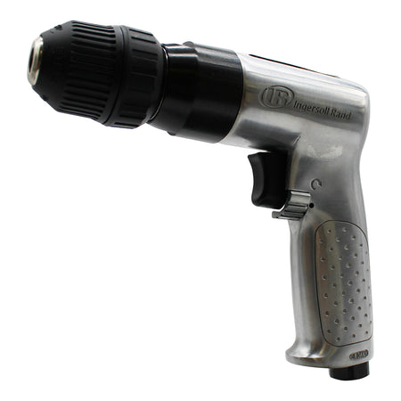 3/8" Keyless Chuck Air Drill, 2000 RPM, 0.5 HP, 2.65in-lb Torque, Pistol
