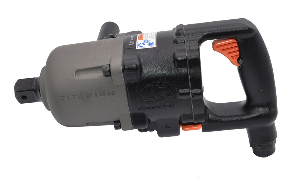 1" Air Impact Wrench, Super Duty, 2750 ft-lb Torque, Titanium Hammercase, Thru-hole Retainer, D-Handle Inside Trigger