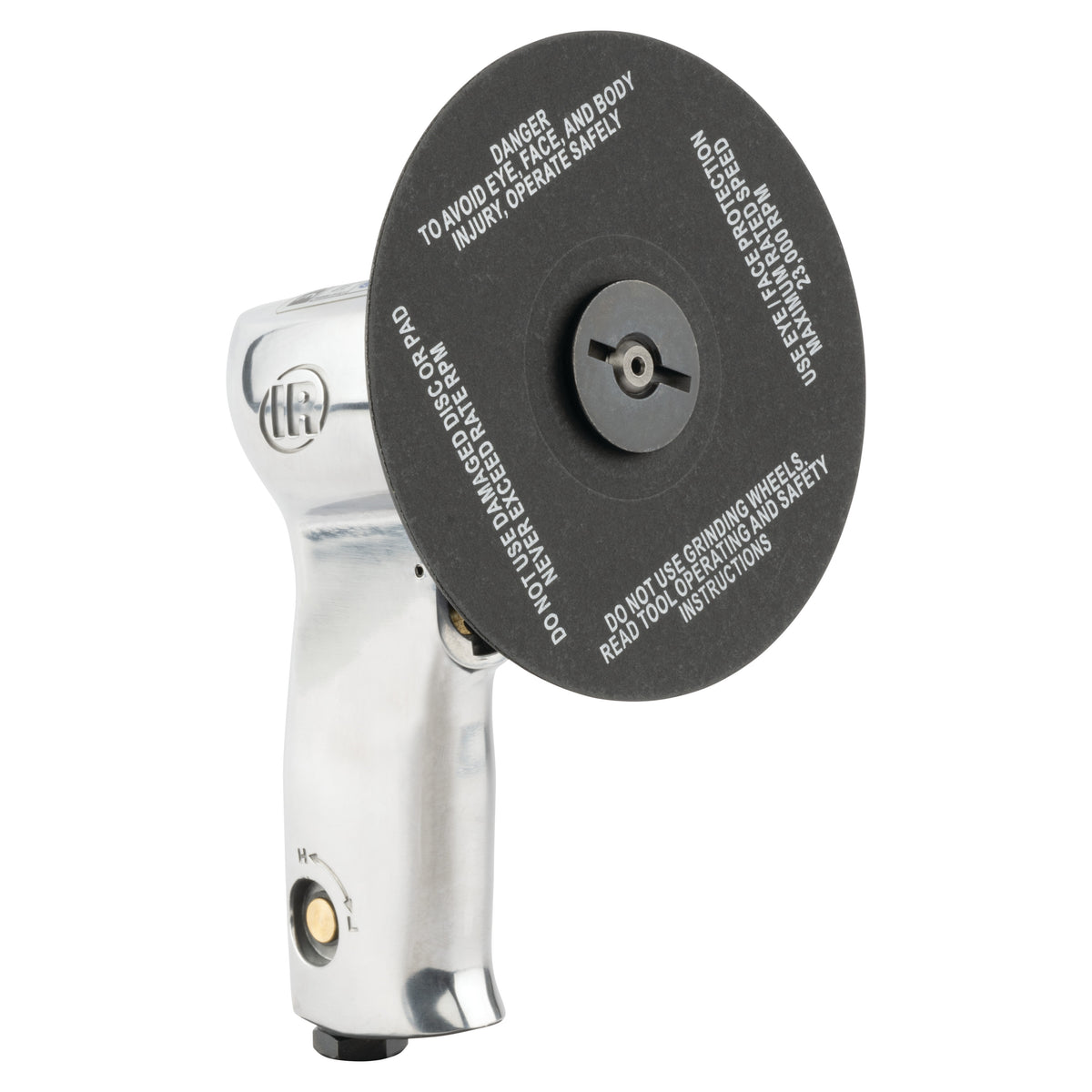 Air Sander, 3" & 5" Fiber Pad, 18,000 RPM, 0.45 HP, Front Exhaust
