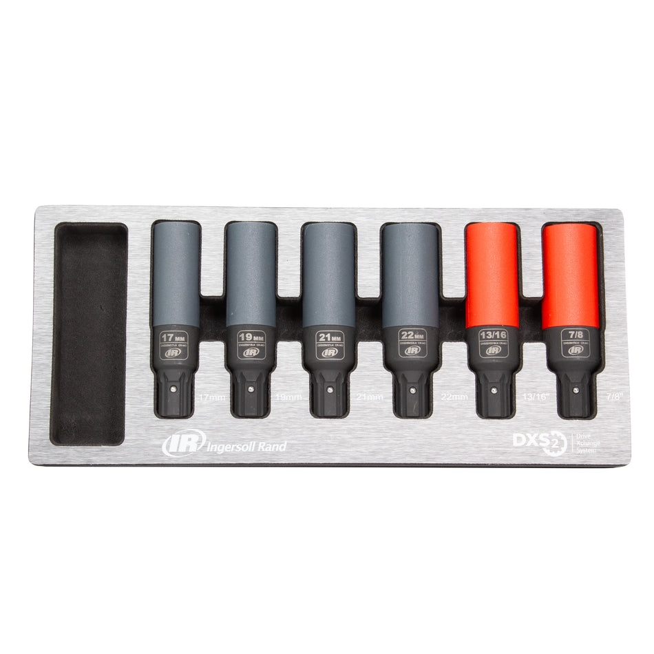 DXS2 Lug Nut Impact Socket Set SAE/Metric, 6pc
